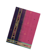 Chesnutt Pink Woven Kadappa Cotton Saree With Buttas-KN0729