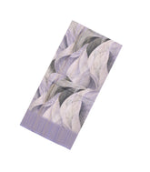 Lavender Printed Synthetic Tussar Silk Saree With Contrast Border-SY0140