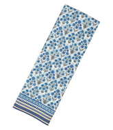 Light Blue Handloom Chanderi Cotton Saree With Printed Floral Motifs-CC1310
