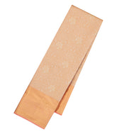 Peach Woven Tissue Silk Saree With Floral Zari Motifs-KA15553