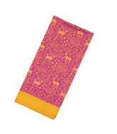 Magenta Handloom Soft Silk Saree With Meena Deer Motifs-SO4300