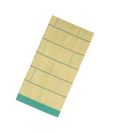 Lime Green Handloom Bengal Cotton Saree With Checks-BG1068