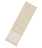 Off White Handloom Kanchi Cotton Saree With Veldhari Stripes-KC1856