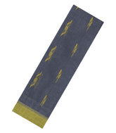 Dark Grey Woven Rasipuram Cotton Saree With Buttas-RA2661