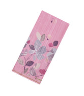 BubbleGum Pink Printed Synthetic Tussar Silk Saree With Floral Motifs-SY0175