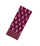 Magenta Printed Synthetic Dola Silk Saree With Zari Border-BL5060