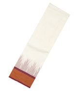 White Handloom Rasipuram Cotton Saree With Contrast Border-RA2383