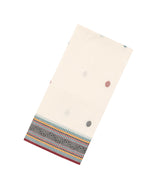 Off White Handloom Bengal Cotton Saree With Kamalam Buttas-BG1665