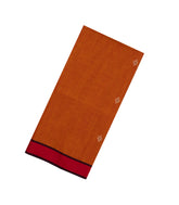 Orange Handloom Bengal Cotton Saree With Diamond Buttas-BG1938-Orange