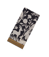 Black Printed Kalamkari Cotton Saree With Zari Border-KAL1216