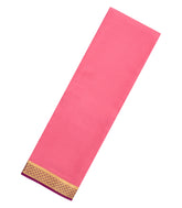 Peach Woven Mysore Silk Saree With Contrast Border-MS3734