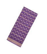 Lavender Printed Synthetics Dola Saree Zari Stripes-BL5293