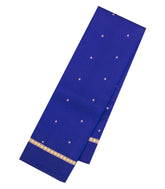Blue Kanchipuram Silk Saree With Zari Buttas-KA14936