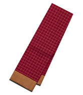 Crimson Handloom Kanchipuram Silk Saree With Zari Checks-KA14455