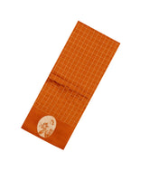 Rust Handloom Banarasi Silk Saree With Zari Checks-BE1872