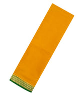 Yellow Woven Mysore Silk Saree With Contrast Zari Border-MS3618