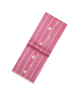 Peach Woven Pure Banarasi Organza Silk Saree With Stripes & Buttas-KS1153