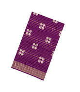 Magenta Printed Synthetics Dola Silk Saree With Zari Stripes-BL5187