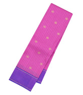 Bubblegum Pink Handloom Kanchipuram Silk Saree With Zari Stripes-KA15115