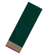 Dark Green Woven Chirala Cotton Saree With Printed Blouse-CR1511