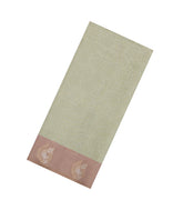 Cardamom Green Woven Art Tussar Silk Saree With Printed Floral Motifs-BL4840