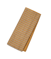 Grey & Gold Handloom Chanderi Half & Half Tissue Cotton Saree-CC1330