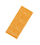 Mustard Printed Jaipur Cotton Saree With Tribal Motifs-JC1813