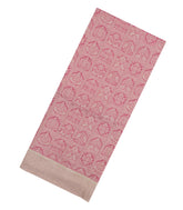 Dusty Peach Woven Mysore Silk Saree With Floral Motifs-MS3533