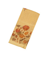 Sandal Woven Linen Saree With Printed Floral Motifs-LI0673
