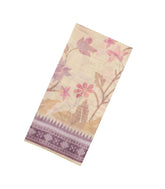 Cream Printed Art Chanderi Saree With Jhalar-SY0018