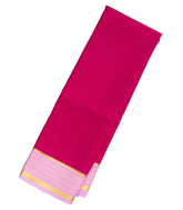 Pink Woven Mysore Crepe Silk Saree With Contrast Border-MS3166