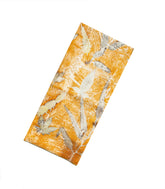 Yellow Handloom Tussar Silk Saree With Eco Printed Motifs-TU2850