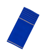 Blue Woven Mysore Crepe Pure Zari Silk Saree With Zari Stripes-MS3146