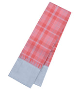 Peach Handloom Korvai Kanchipuram Silk Saree With Checks-KA16047