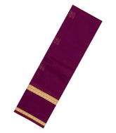 Magenta Handloom Kanchi Cotton Saree With Yazhi Buttas-KC1829