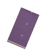Lilac Handloom Bengal Cotton Saree With Floral Motifs-BG1842