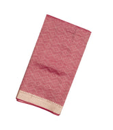 Maroon Woven Mysore Silk Saree With Jaal Motifs-MS3070