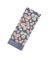 Grey Printed Synthetic Linen Saree With Floral Motifs-SY0199