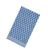 Steel Blue Printed Jaipur Cotton Saree With Tie & Dye Motifs-JC1850