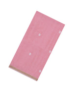 Baby Pink Handloom Bengal Cotton Saree With Floral Buttas-BG1843