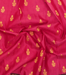 Pink Handloom Ragamala Silk Saree With Zari Buttas - KA16397