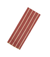 Crimson Woven Banarasi Khaddi Georgette Silk Saree With Stripes-BE1938