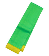 Aquamarine Handloom Kanchipuram Silk Saree With Green Border-KA12755