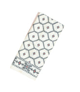 Off White Handloom Tussar Silk Saree With Floral Jaal Motifs-TU2653