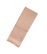 Dusty Pink Handloom Banarasi Tissue Silk Saree With Stripes-BE1569