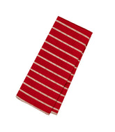 Red Handloom Chanderi Silk Cotton Saree With Zari Stripes-CC1326