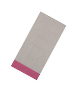 Taupe Woven Bengal Cotton Saree With Pink Border-BG1540