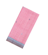 Pink Printed Synthetic Tussar Silk Saree With Contrast Border-SY0135