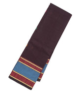 Maroon Handloom Kanchi Cotton Saree With Spearhead Buttas