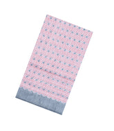 Light Peach Handloom Pochampally Ikat Silk Saree With Tie & Dye Motifs -IK0429